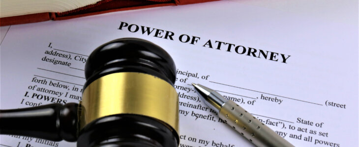 An concept Image of a power of attorney