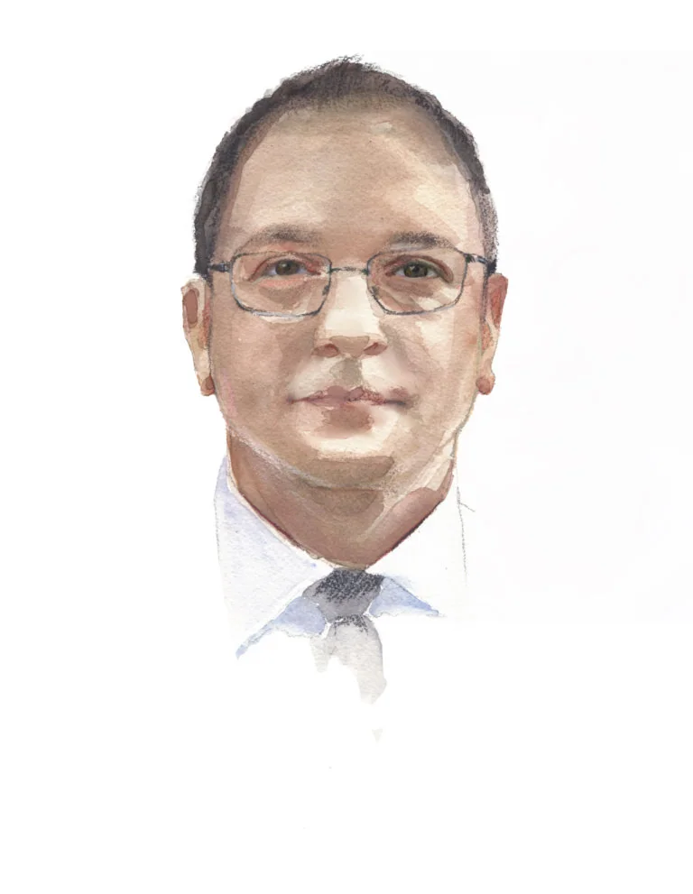 sketch of john merlino