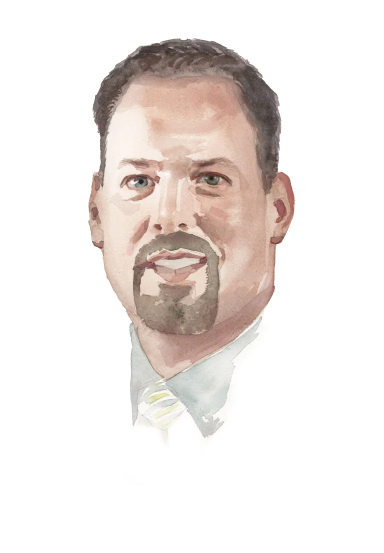 sketch of Kenneth A. Gonzalez Esq